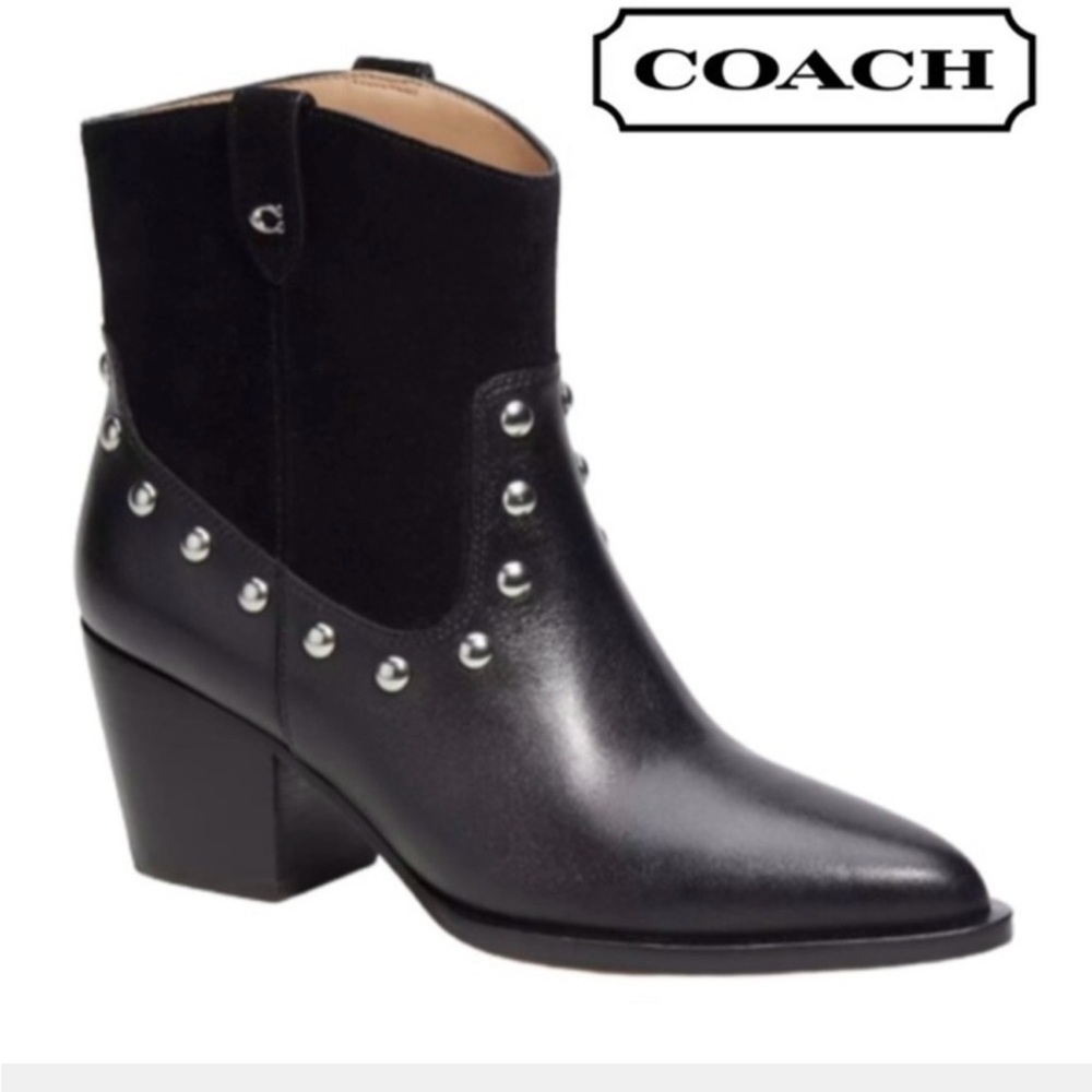 Coach Black Pauline Booties